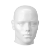 Mannequin vitrine homme blanc tête