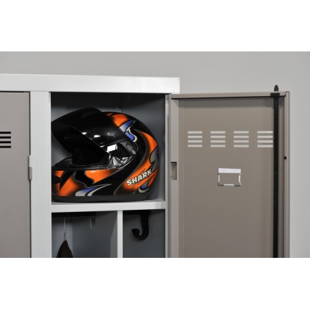 Casier Vestiaire 1 colonne 40 cm monobloc soudé industrie salissante
