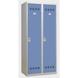 Casier Vestiaire 2 colonnes monobloc soudé industrie salissante 40 cm