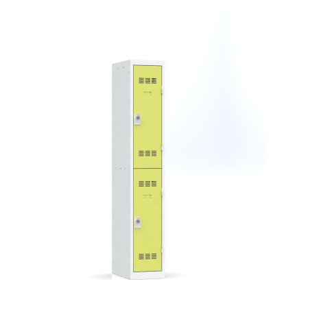 Vestiaire 1 colonne multicases monobloc soudé L.30 cm