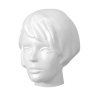 Mannequin vitrine femme déhanché blanc tête au choix
