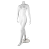 Mannequin vitrine femme blanc jambe avant tête au choix