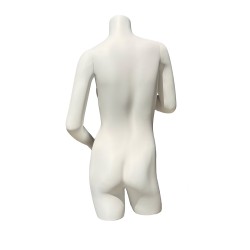 Buste Torso Femme avec bras blanc mat