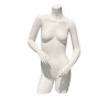 Buste Torso Femme avec bras blanc mat