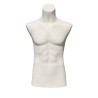 Buste Torso Homme court blanc mat