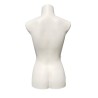 Buste Torso Femme court blanc mat