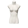 Buste Torso Femme court blanc mat