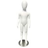 Mannequin enfant 6 ans blanc mat