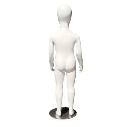 Mannequin enfant 6 ans blanc mat