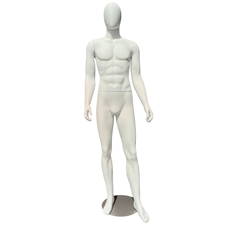 Mannequin Homme blanc mat