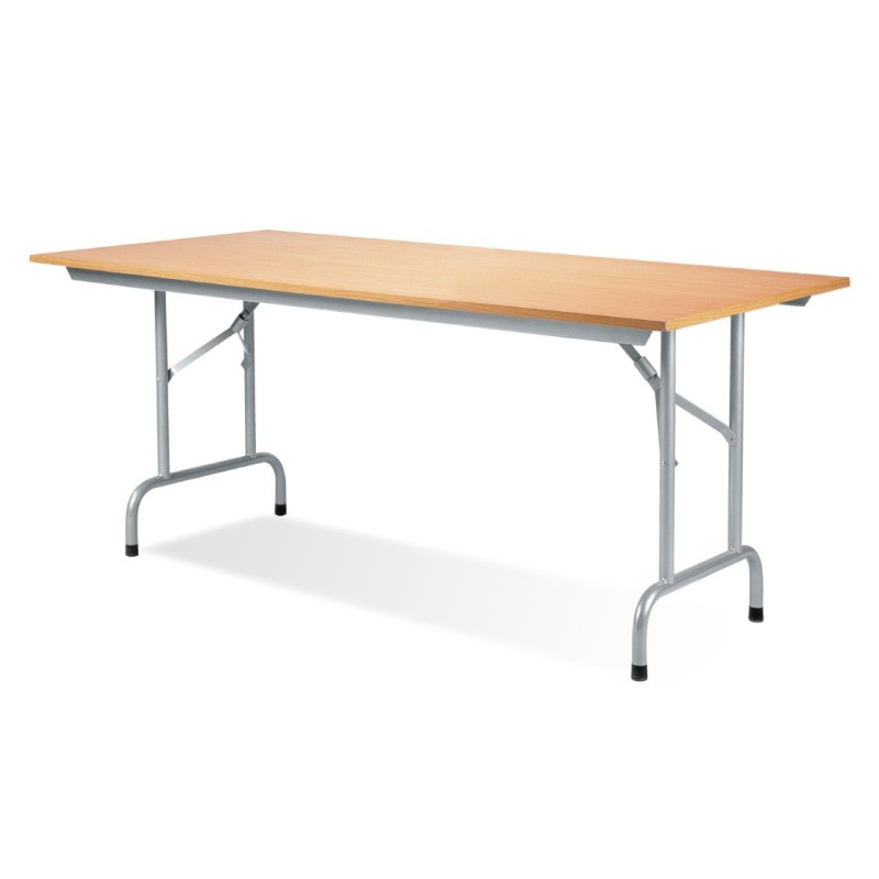 Table pliante Rico Hêtre naturel 160x80 cm