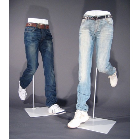 Jambes Homme blanc "Move"