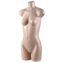 Buste torso PVC femme coloris chair