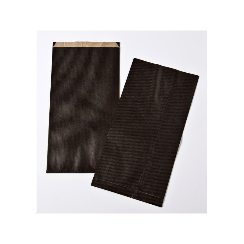 Pochette cadeau noir 18x35 cm x250