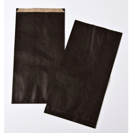 Pochette cadeau noir 18x35 cm x250