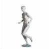 Mannequin sportif femme runner blanc
