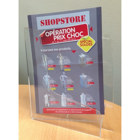 Porte brochures A4 vertical
