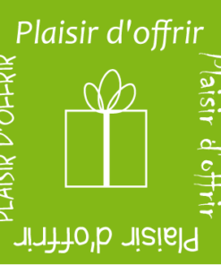 500 Étiquettes "plaisir d'offrir" Vert