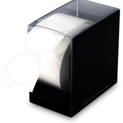 500 Étiquettes transparentes rondes