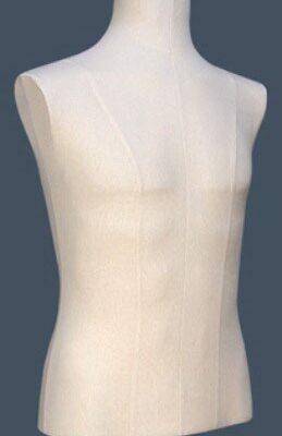 Buste couture Homme medium tissu Jersey Beige