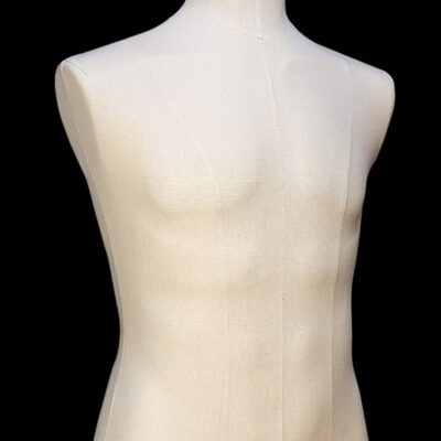 Buste couture Homme medium tissu Toile ecru
