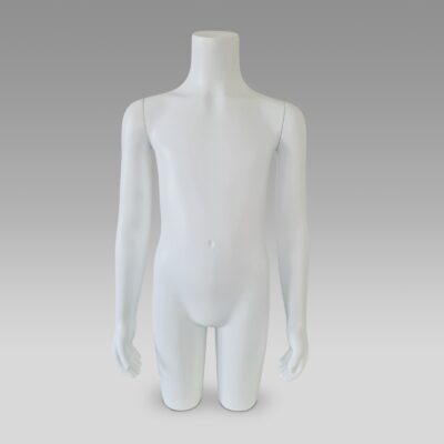 Buste Torso Enfant 6 ans Blanc avec bras