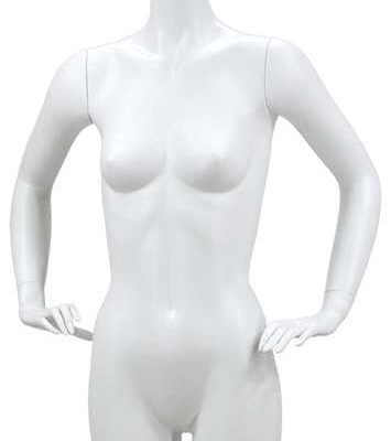 Buste torso femme mains hanches