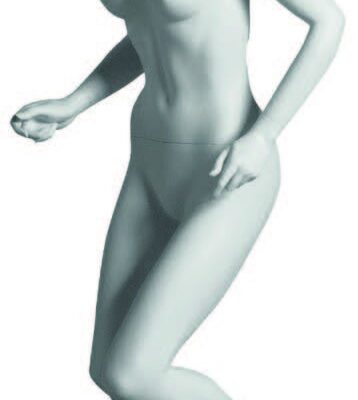 Mannequin femme Runner tête abstraite