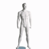 Mannequin sportif homme fitness A blanc