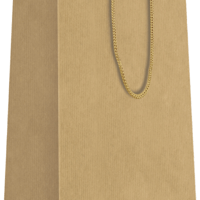 Sac 2 bouteilles Brun L22xP11xH39cm x20