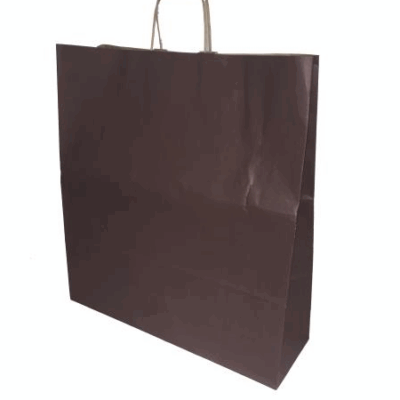 Sac papier kraft Chocolat L45xP15xH49 cm x50