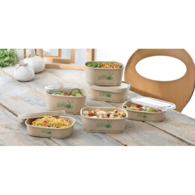 50 Barquettes en Bambou