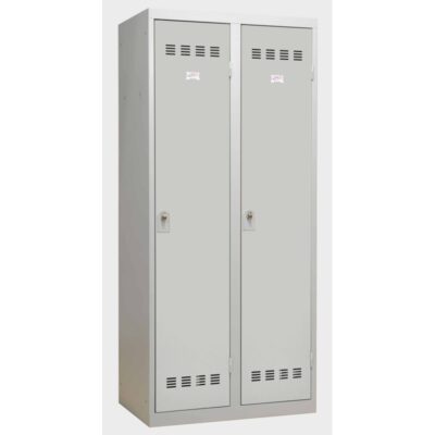 Alternative view of Vestiaires 2 colonnes monobloc soudé industrie salissante