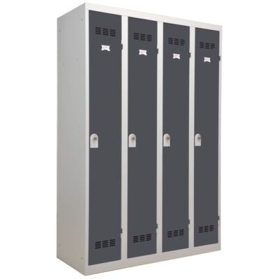 Vestiaires 4 colonnes monobloc soudé industrie propre