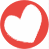 500 Étiquettes Coeur