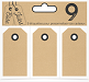 9 Cartes messages Kraft