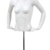 Buste femme court sur base mains hanches