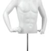 Buste homme court sur base mains hanches