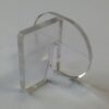 Clip de fixation simple fond lamé pour crémaillère x10