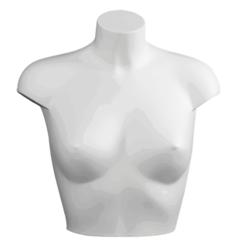 Demi buste haut femme blanc