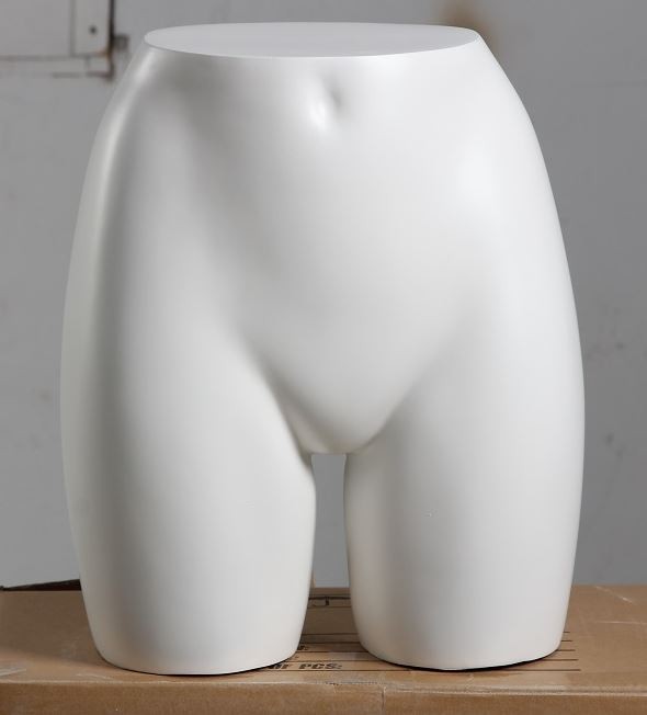 Fessier femme blanc mat