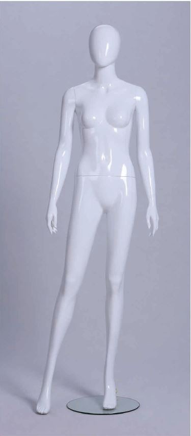 Mannequin Femme blanc mat