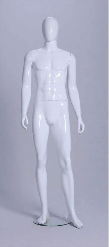 Mannequin Homme blanc mat