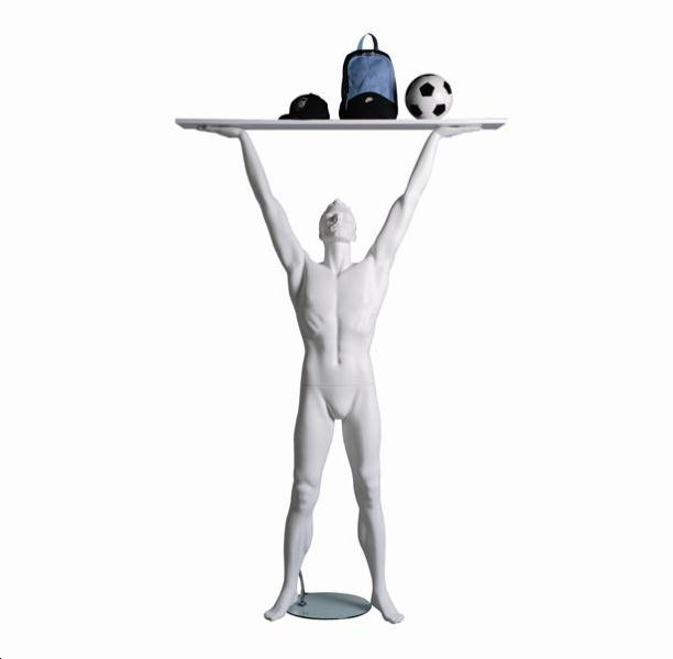 Mannequin sportif homme lifter blanc