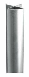 Profil alu angle arrondi H.240 cm
