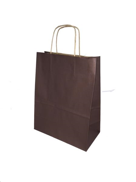 Sac papier kraft Chocolat L24xP12xH31cm x50
