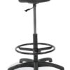 Tabouret assis-debout Worker noir