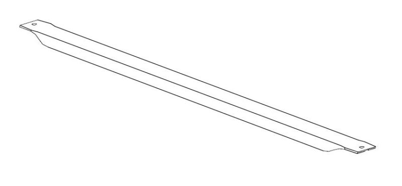 Traverse pour platelage P.80 cm