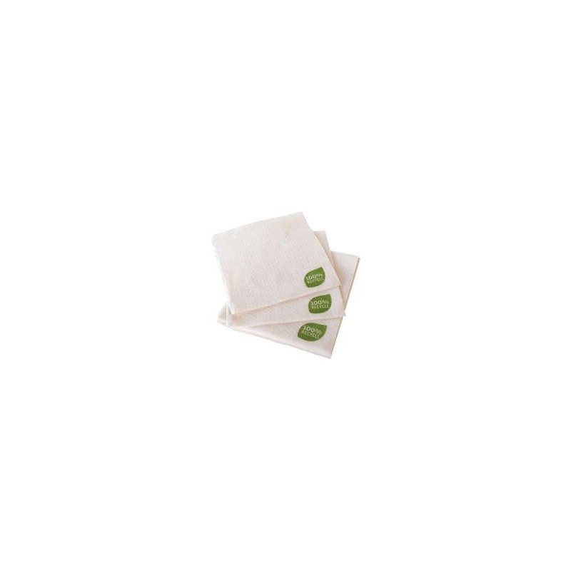 50 Serviettes recyclées 2 pli