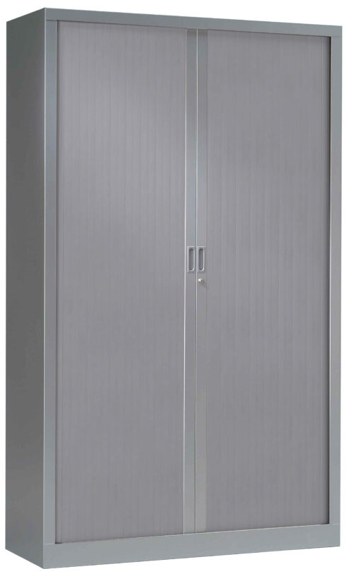 Armoire monobloc monocouleur portes à rideaux H.198 cm – Image 17